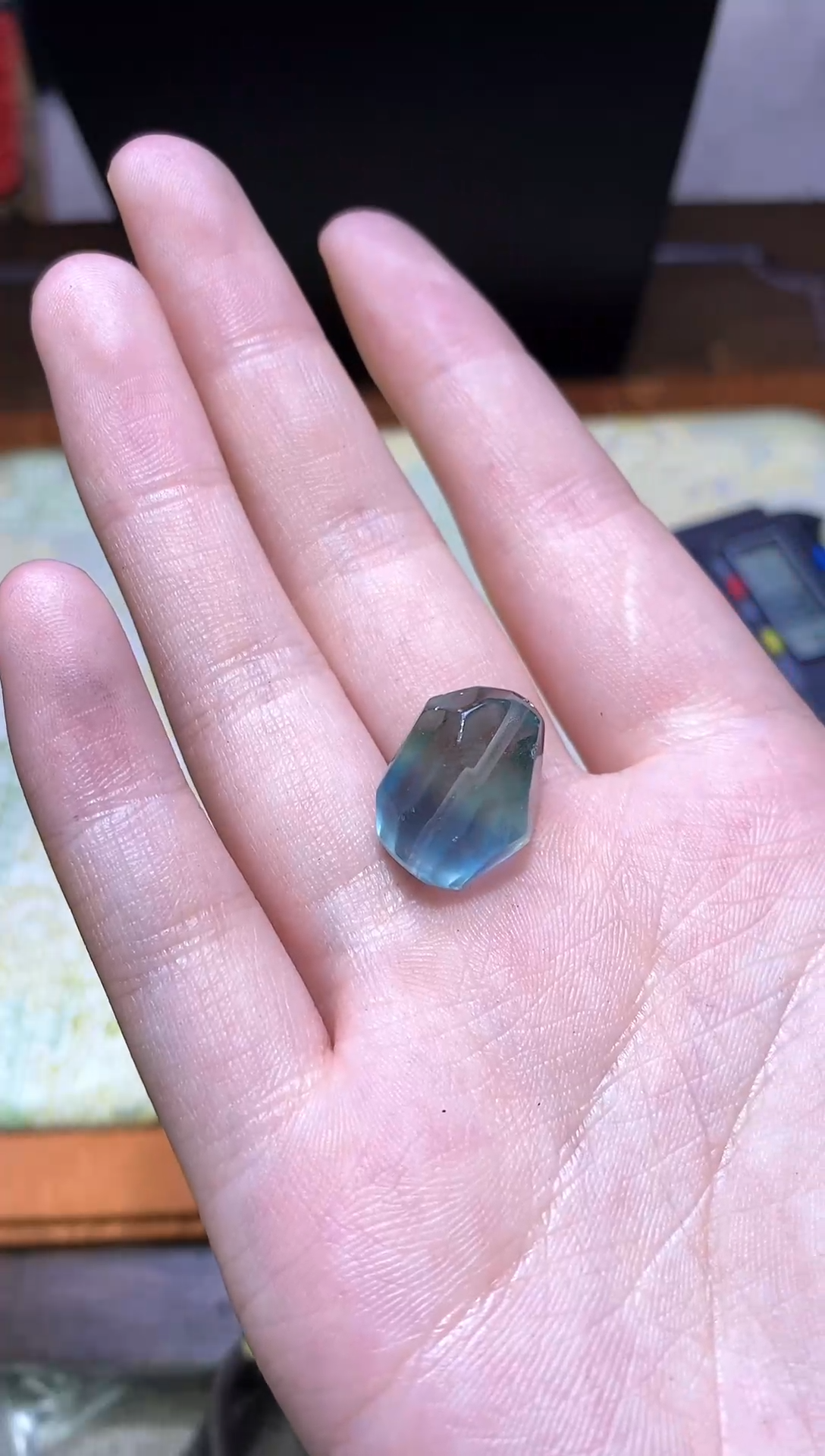 珠宝奇石未镶嵌萤石多样性发一件036