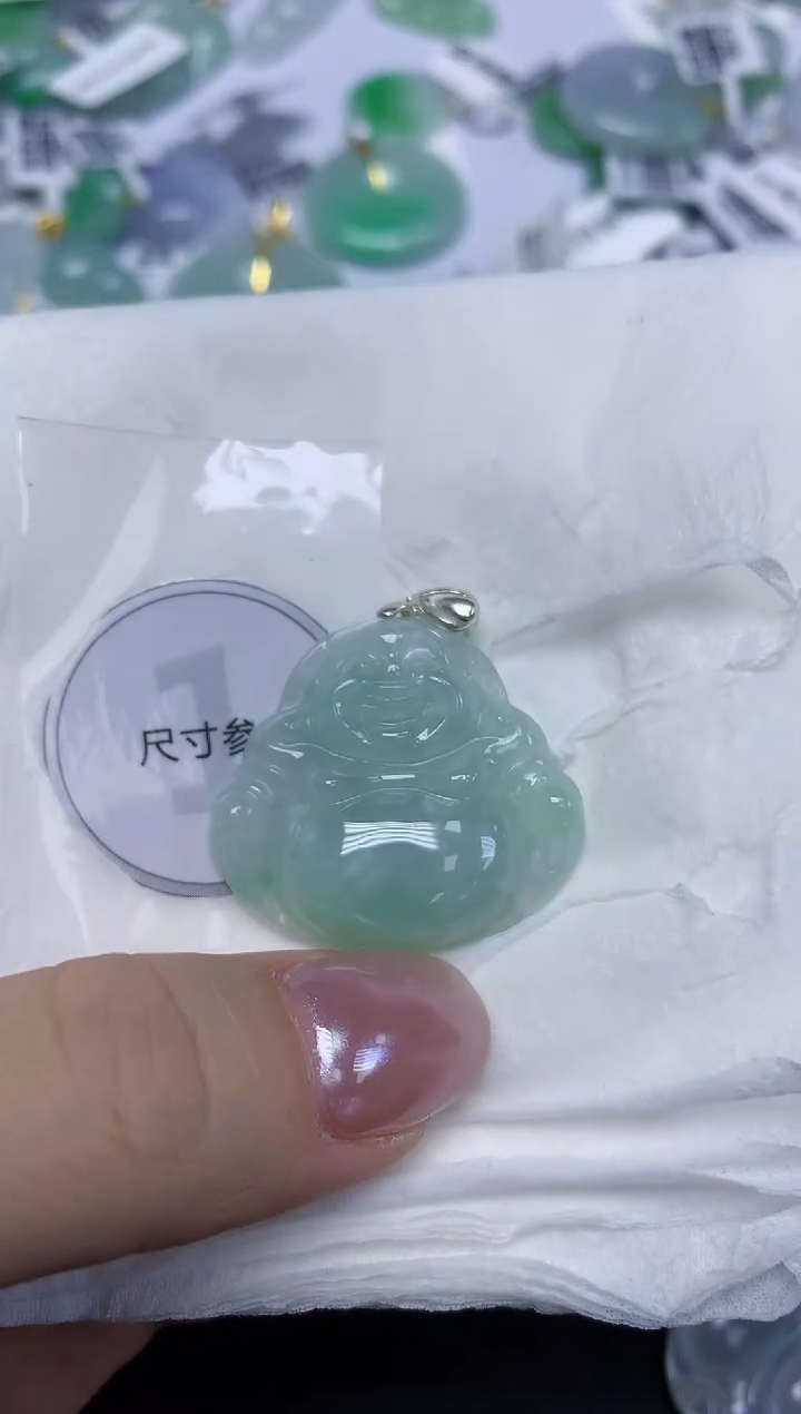 翡翠未镶嵌颈饰天然缅甸翡翠A货百元以上9元证书费自理