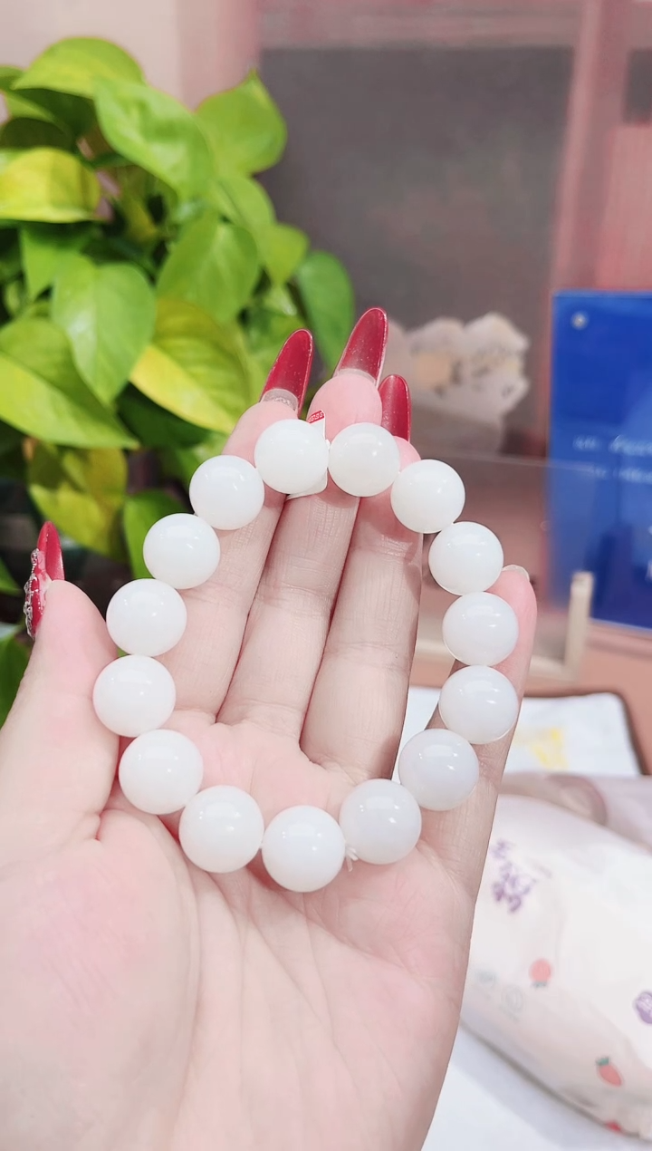 手串未镶嵌和田玉纯天然和田玉新疆95于阗羊脂白玉14