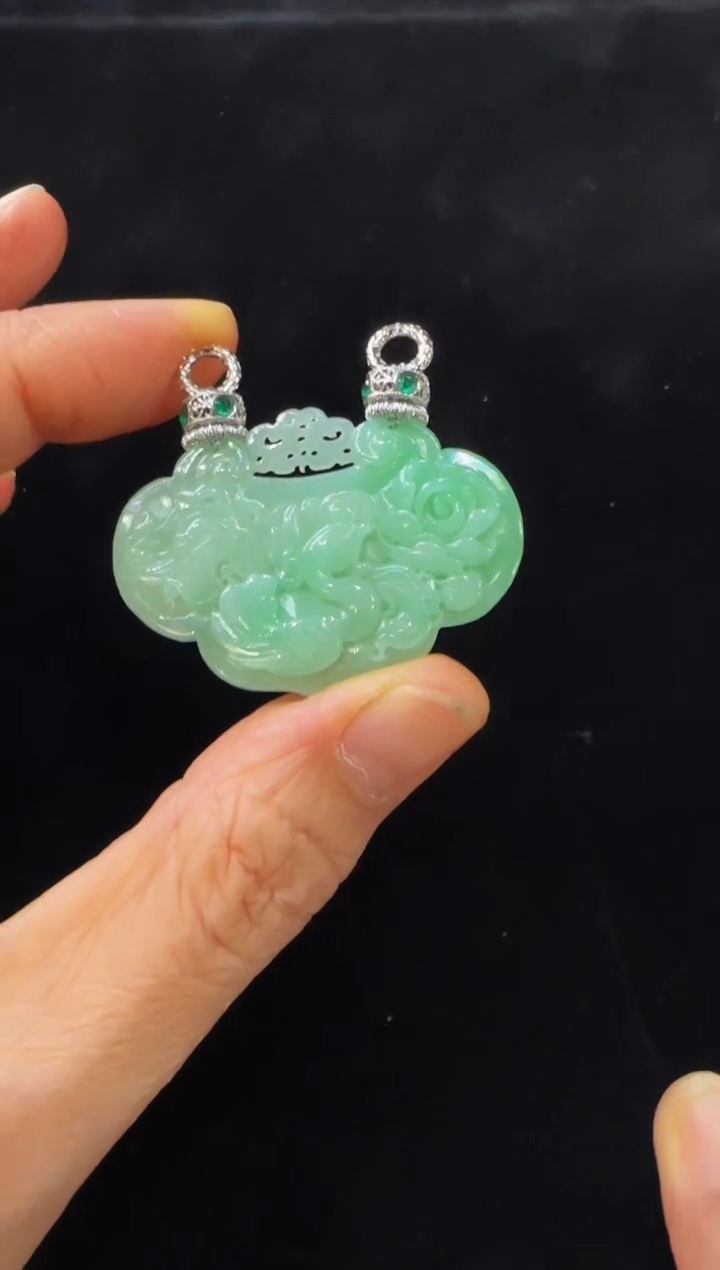 颈饰未镶嵌翡翠国风