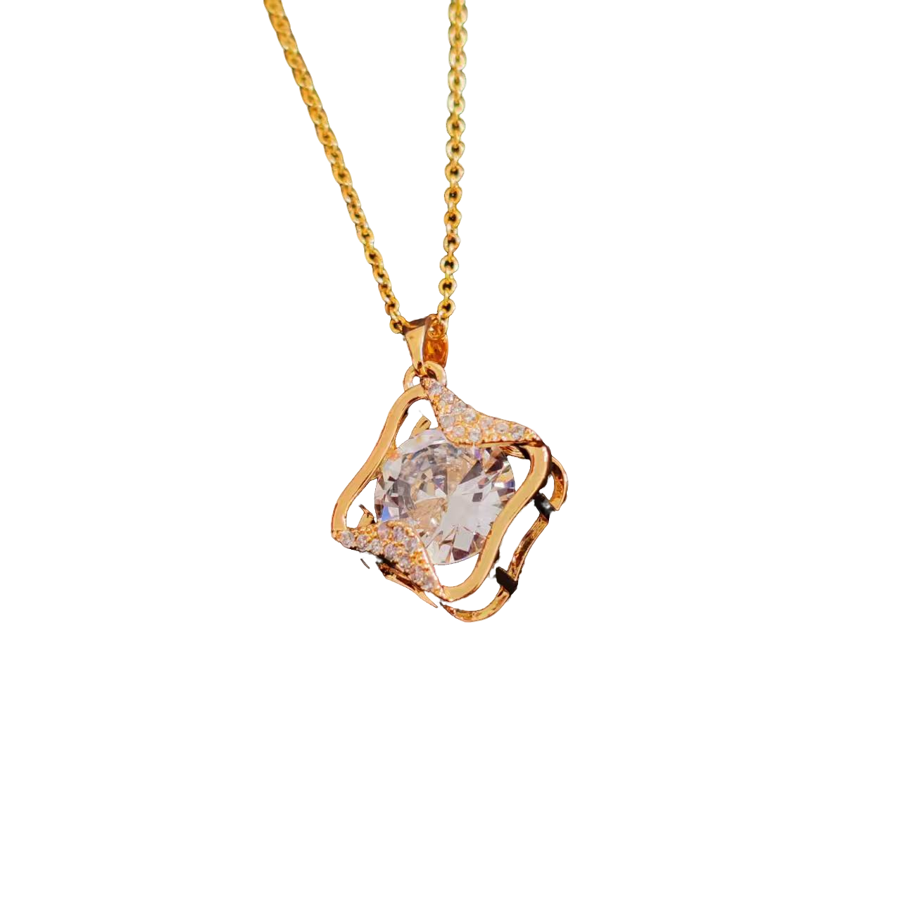 非金属珐琅吊坠 轻奢气质时尚百搭简约精致吊坠 ZXB214433