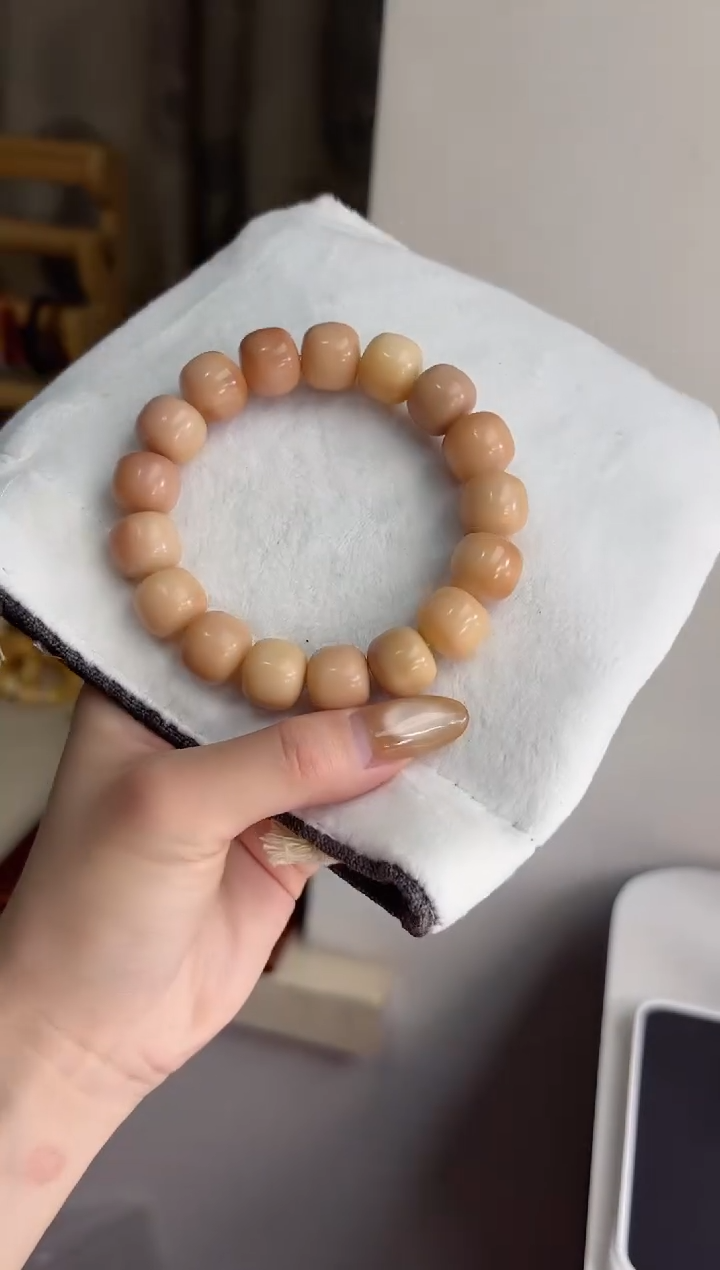 手串菩提根/象牙果沐i73紫美人干磨桶珠13*15mm手串