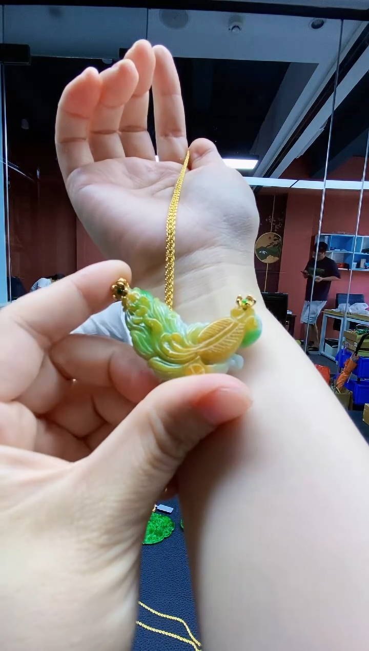 颈饰未镶嵌翡翠翡翠吊坠