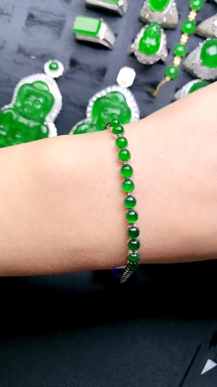 【闪购商品】翡翠手链未镶嵌手链