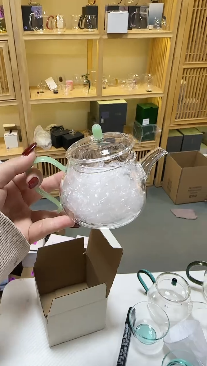 【闪购商品】绿玉青云壶高硼硅