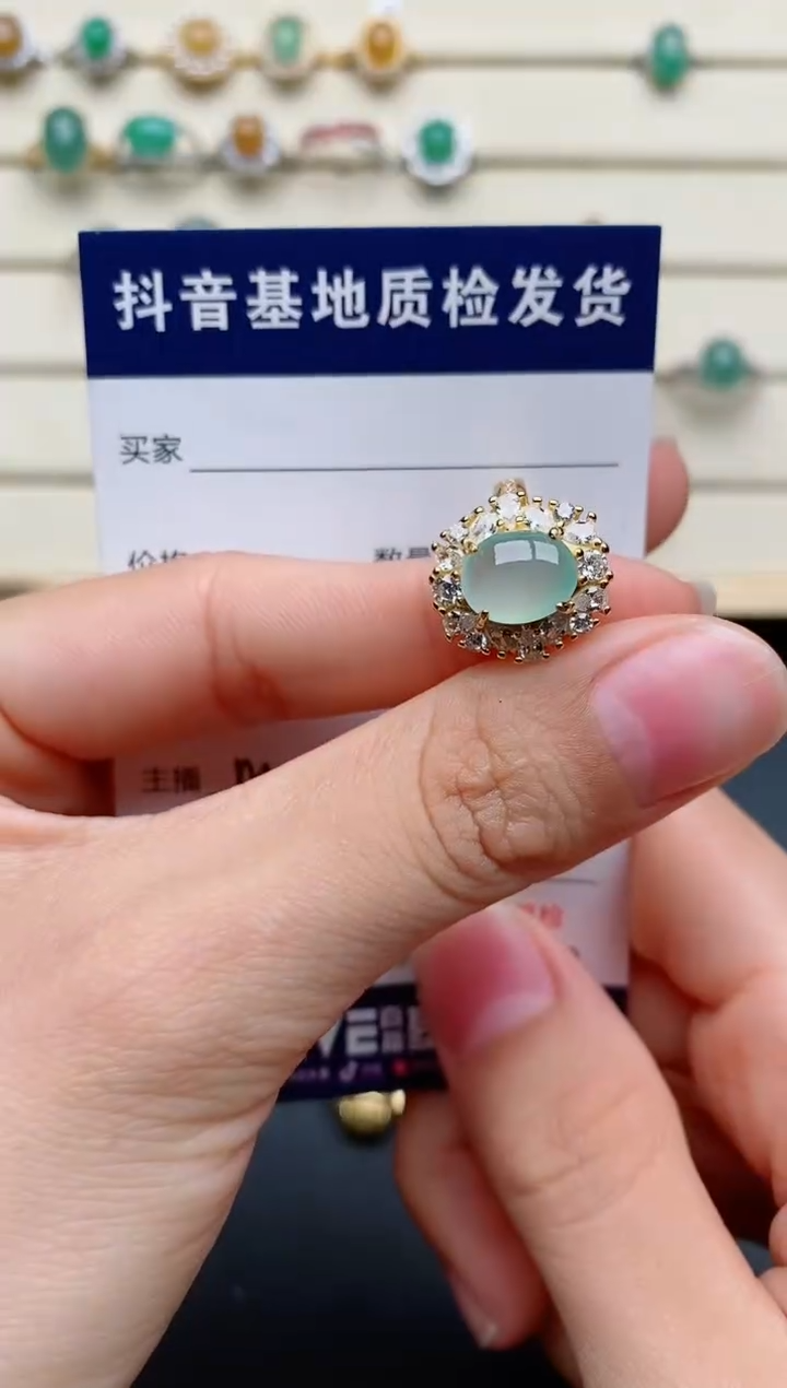 【闪购商品】翡翠戒指银S925镶嵌......