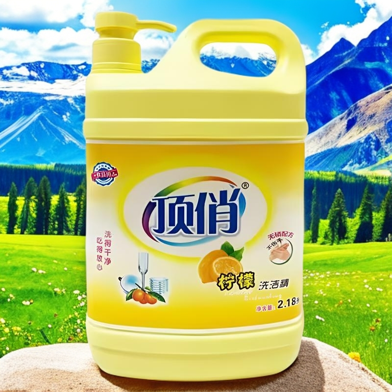顶俏厨房专用去油去腥家庭装洗洁精温和清新洗涤灵家用洗涤剂大桶