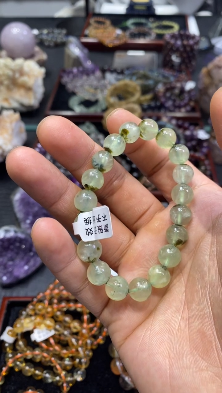 【闪购商品】水晶手链未镶嵌葡萄石碧玺