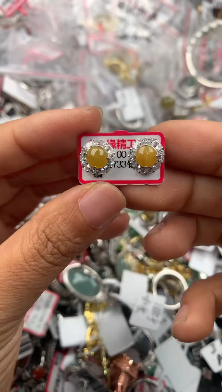 银S925镶嵌戒指翡翠2222-----8