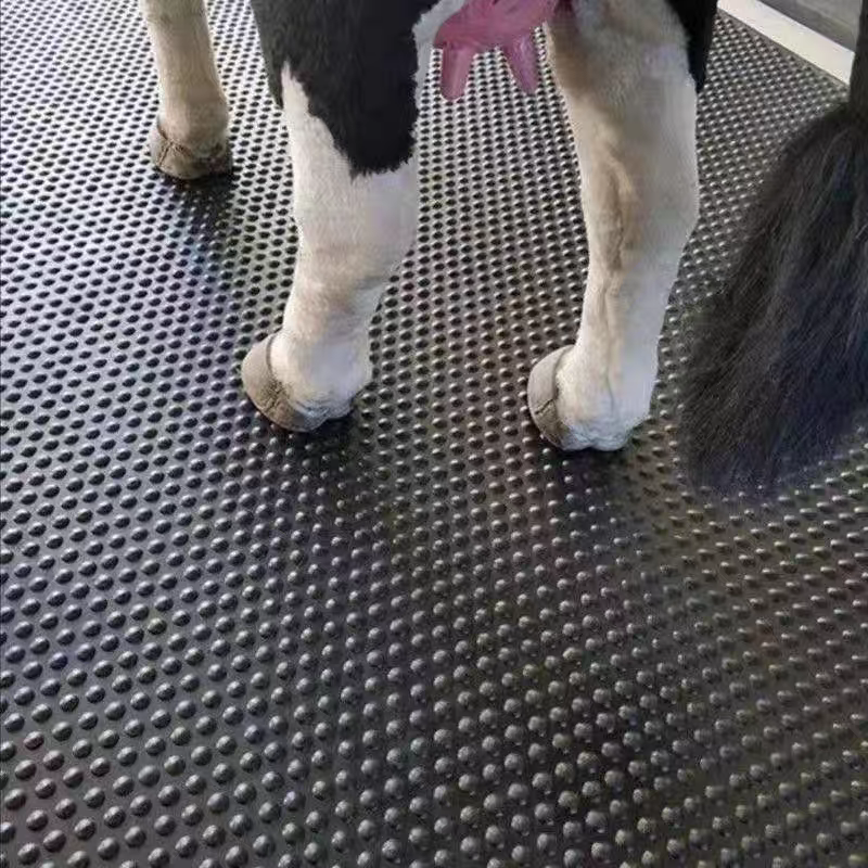 7-8毫米厚珍珠纹橡胶板橡胶垫防滑垫漏水防滑耐磨牛圈铺地垫胶垫