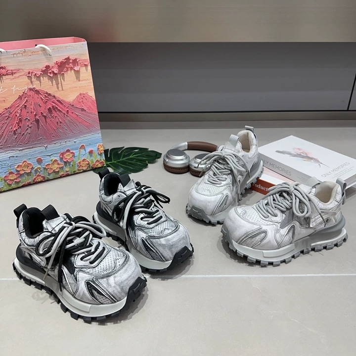 【栗】【单里/加绒】欧洲站2025新款韩版时尚百搭增高丑萌鞋女鞋