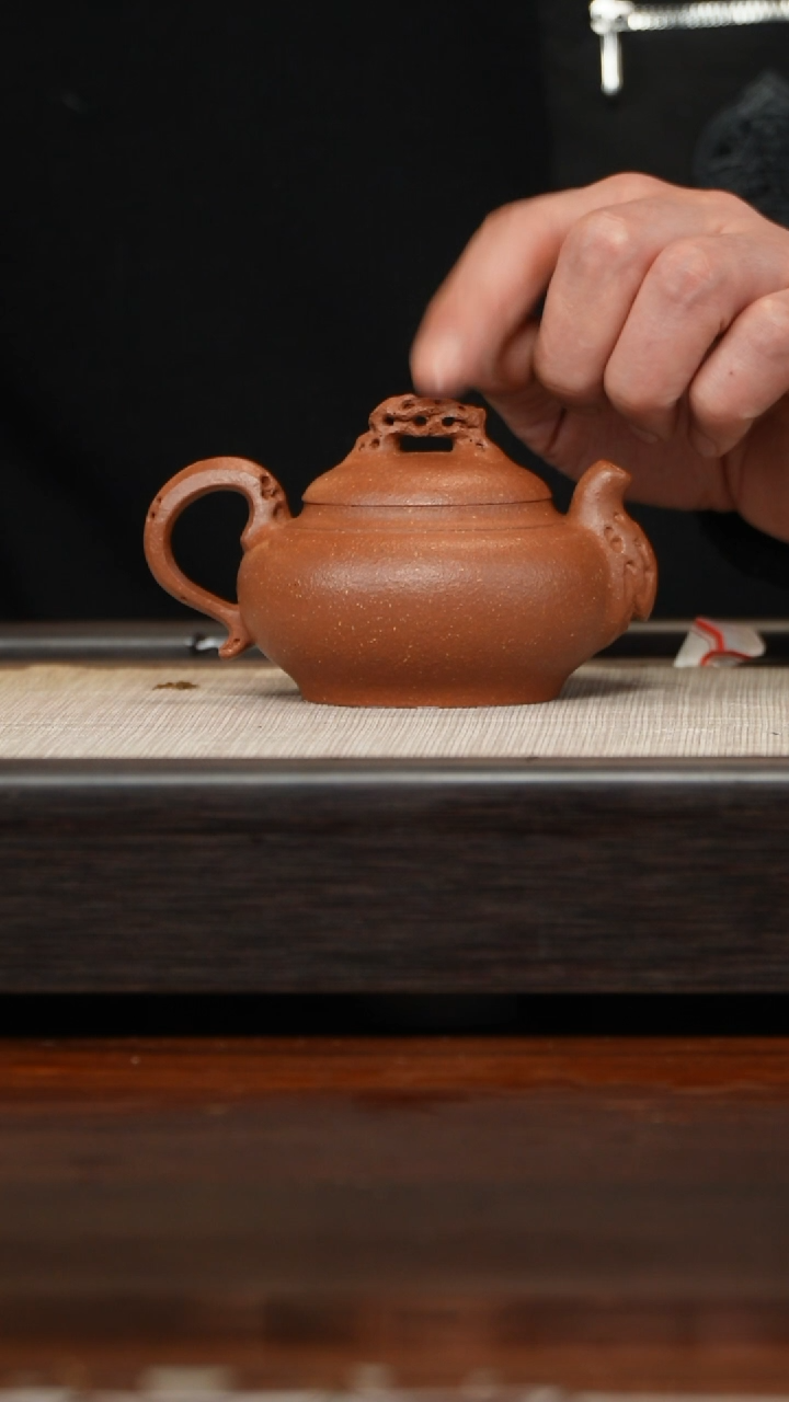 【闪购商品】紫砂茶壶降坡泥云根壶