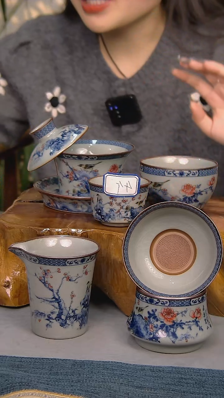 【闪购商品】8件套陶瓷茶具家用简装系列