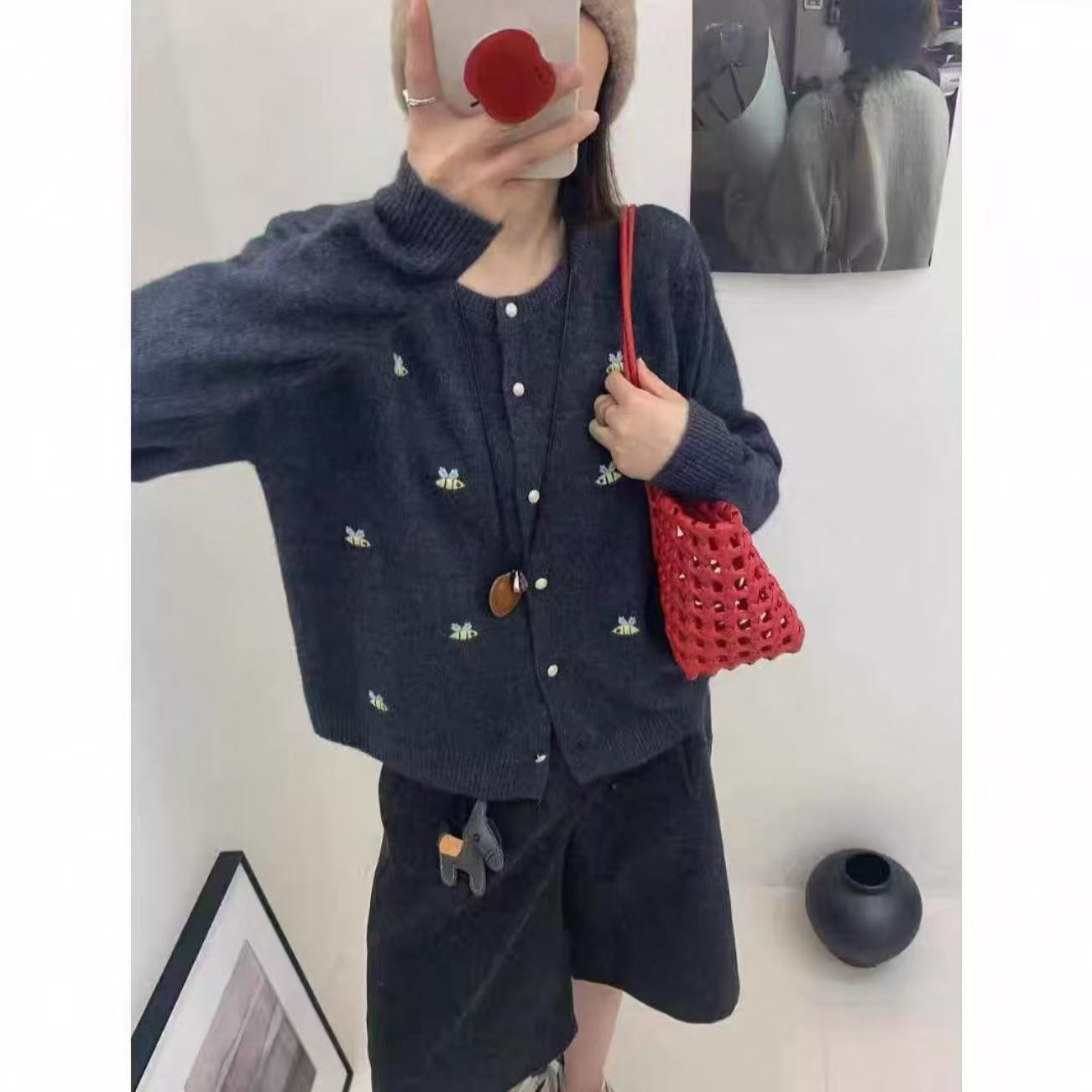吉米赛欧【裕裕专属】小蜜蜂系列  9X2555509 百搭时尚显瘦减龄