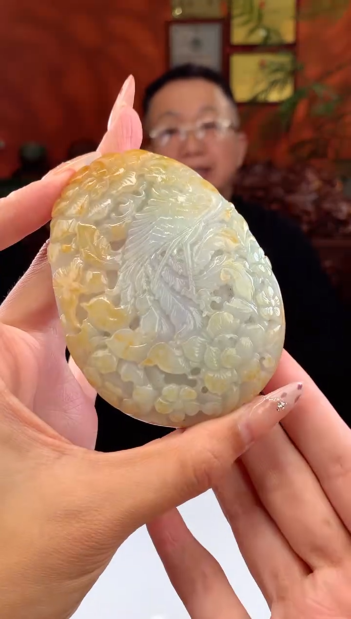 【闪购商品】定制翡翠未镶嵌挂件发货（拍一发一）