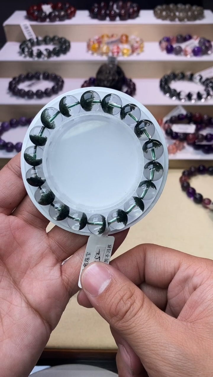【闪购商品】水晶手链未镶嵌绿幽灵单圈10m+