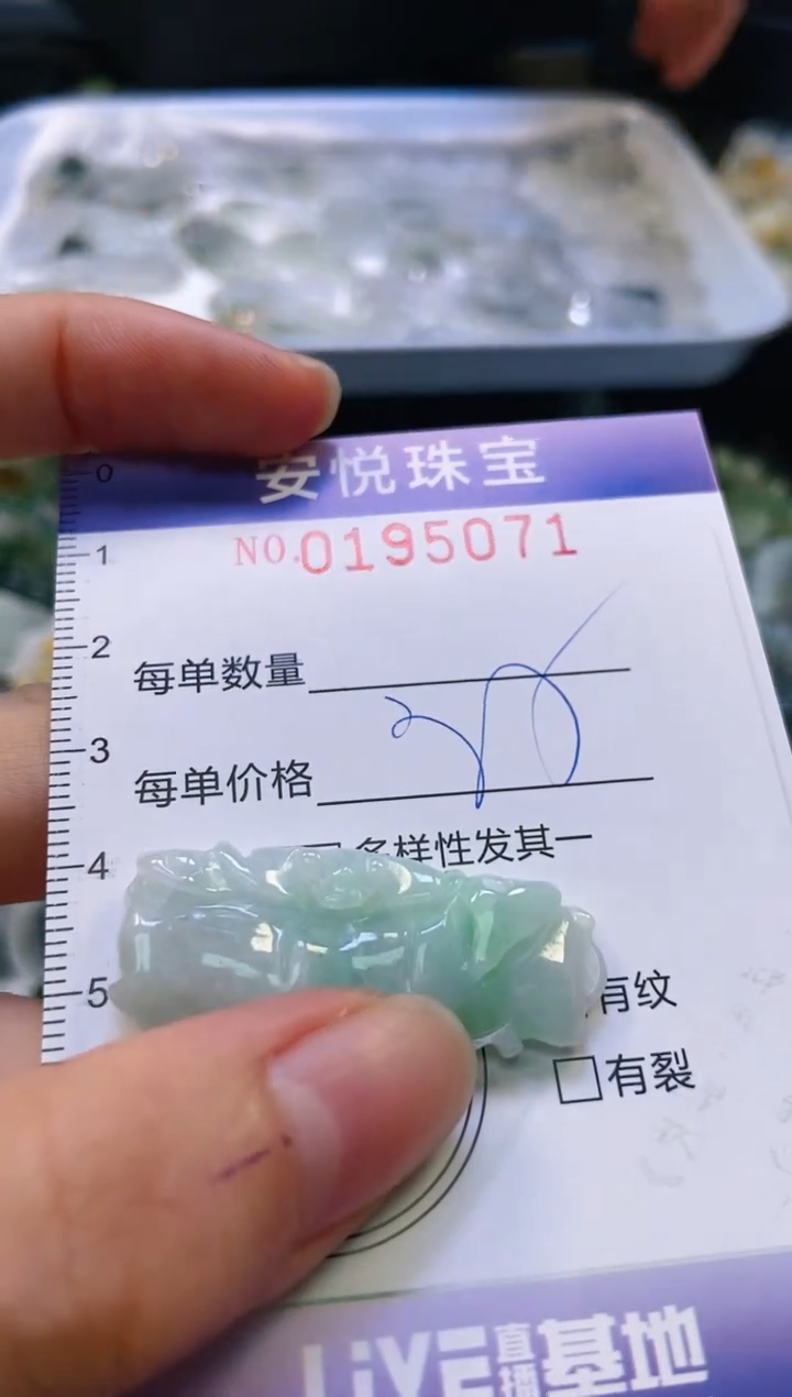 翡翠未镶嵌颈饰闪购0195071