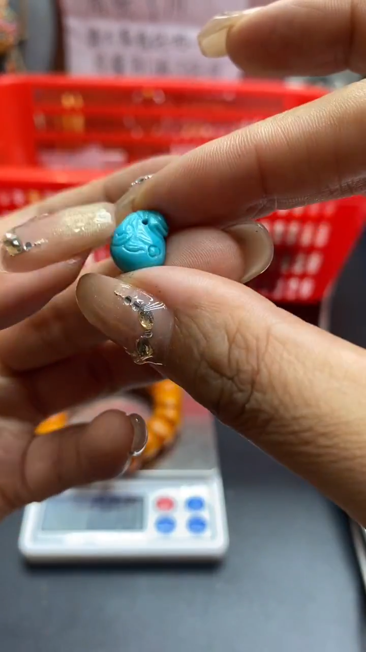 未镶嵌绿松石珠宝奇石1301