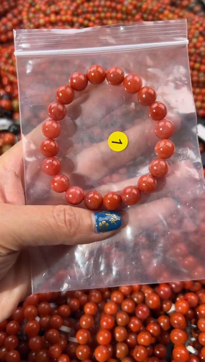 未镶嵌手串南红玛瑙9+