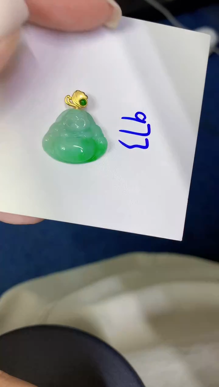 颈饰未镶嵌翡翠缅甸天然翡翠A货