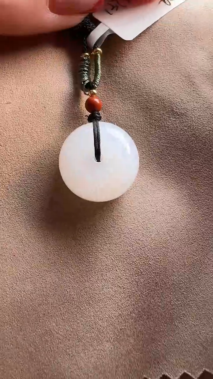 【闪购商品】和田玉吊坠未镶嵌1379 20mm平安扣