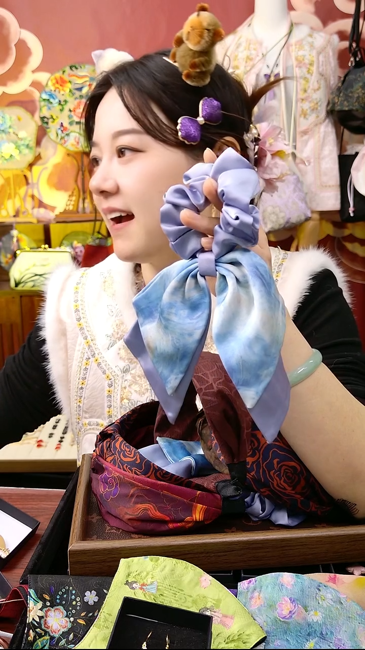 纯铜合金琉璃非遗耳饰