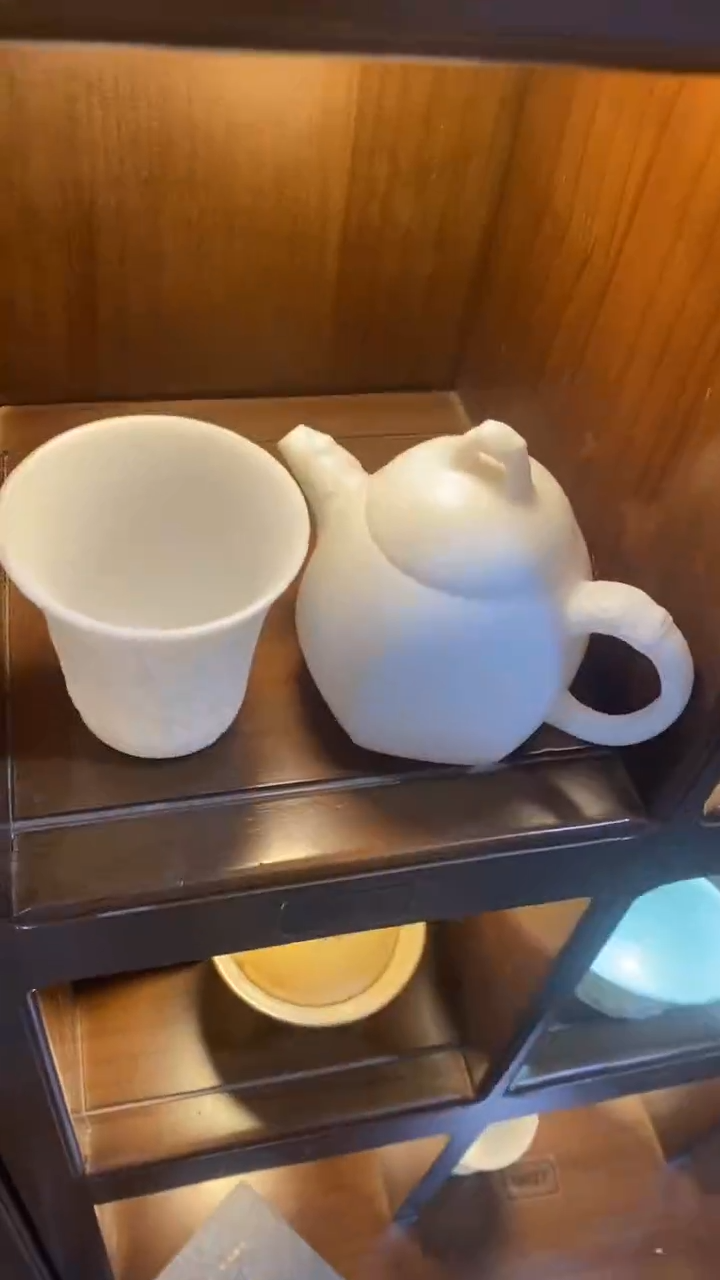 瓷片壶+1杯陶瓷茶具茶器
