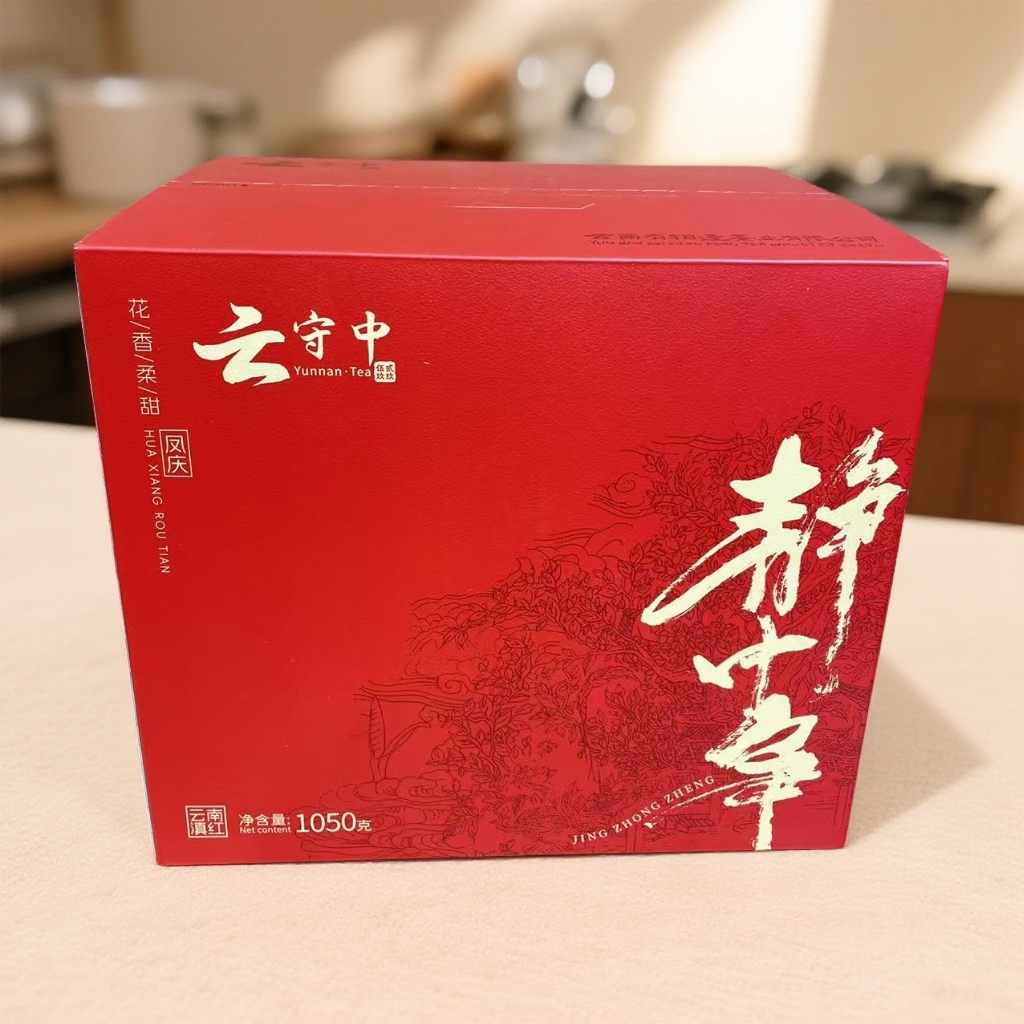  静中争 凤庆 滇红茶1050g/箱（10盒*7g*15袋）
