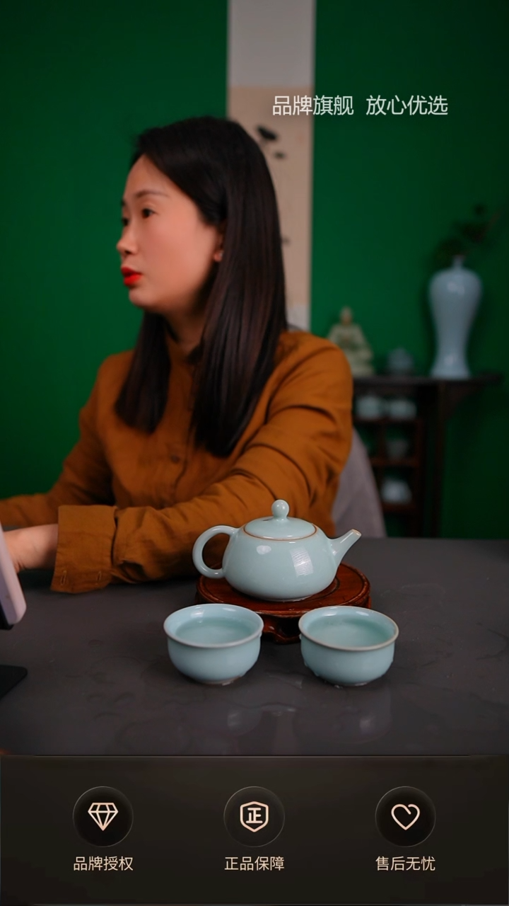 【闪购商品】天青臻稀小石瓢壶不完美 一壶两杯