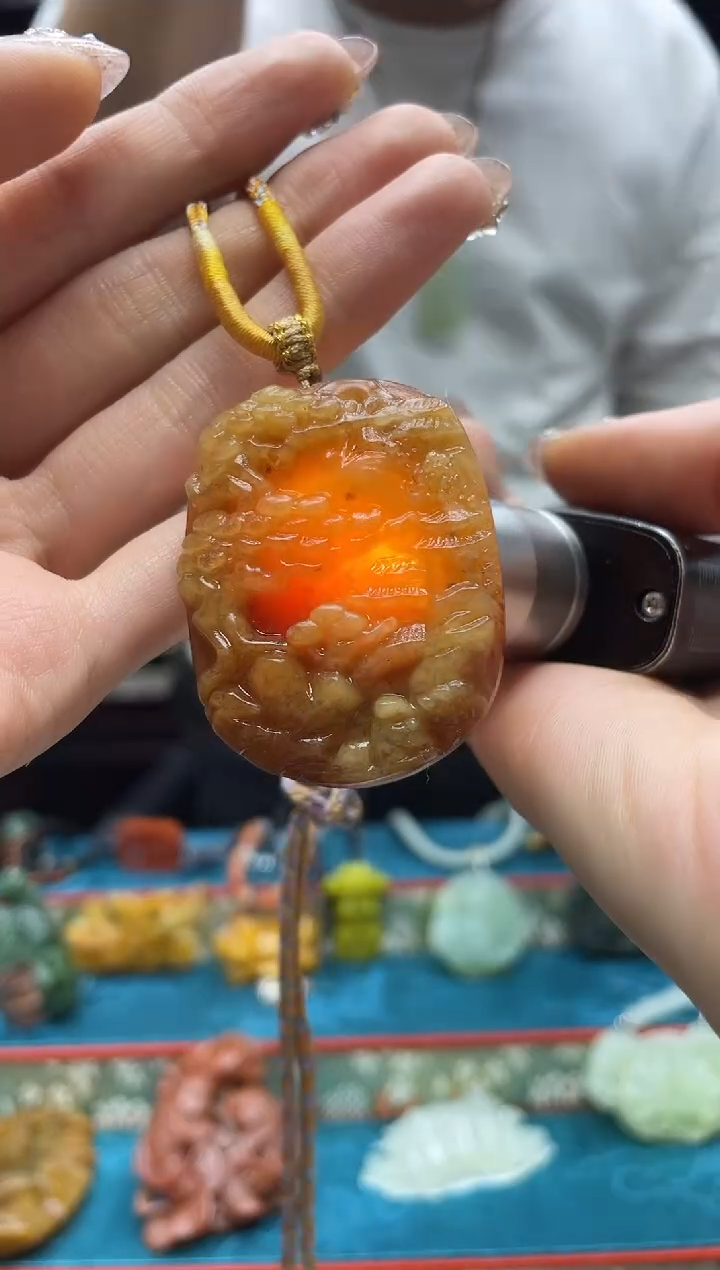 未镶嵌岫玉吊坠·多样性发*货拍一发一