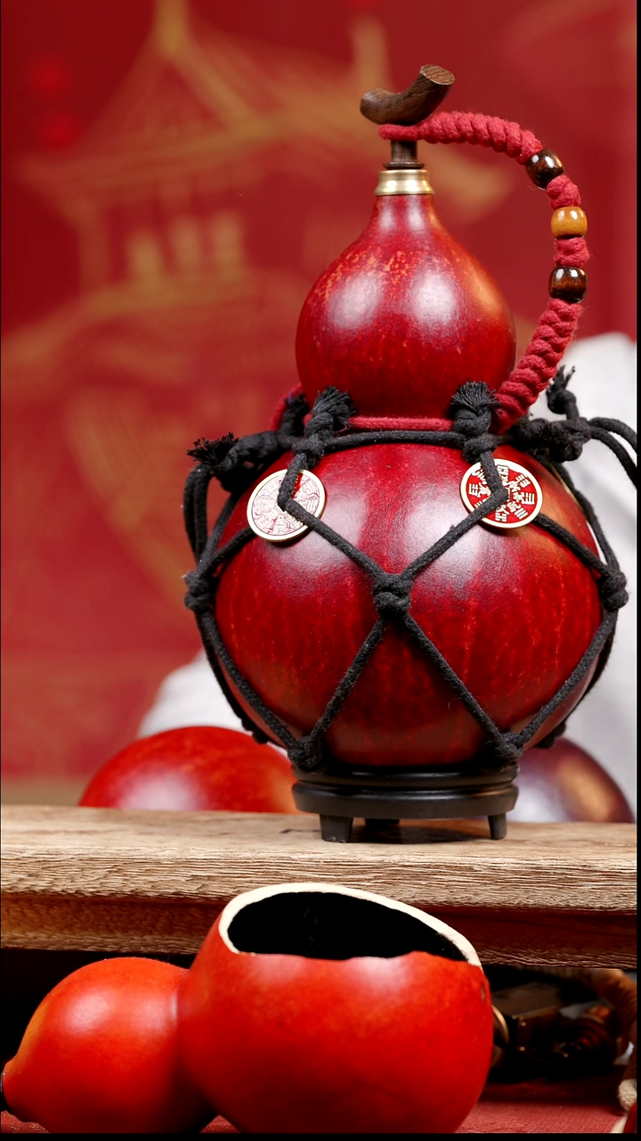 688号纯手工制作天然大漆真葫芦