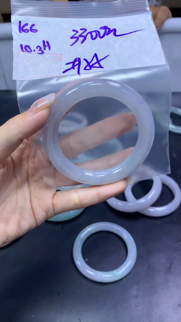 未镶嵌定制翡翠166手镯55+3300元+拍一发一