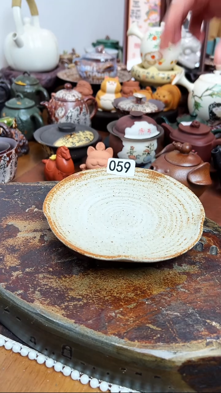 【 茶瓷物语】柴烧壶承059