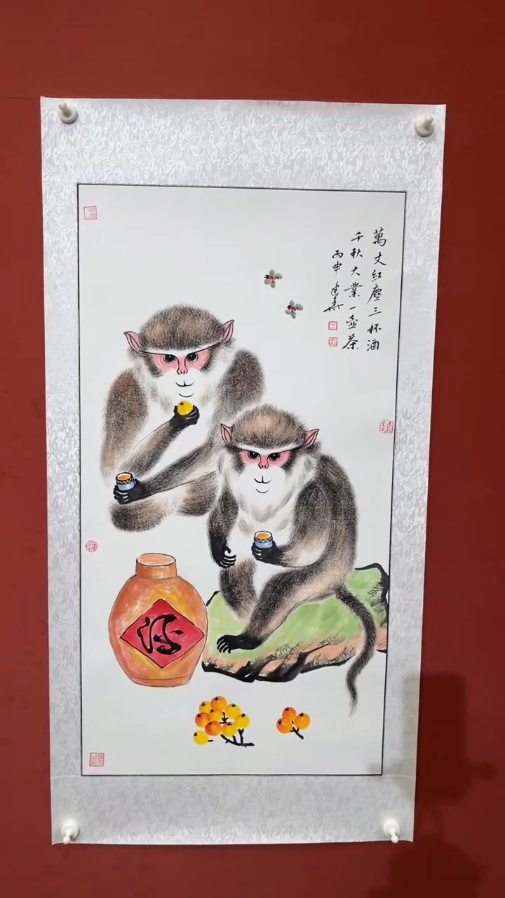 国画老师现场创作  87