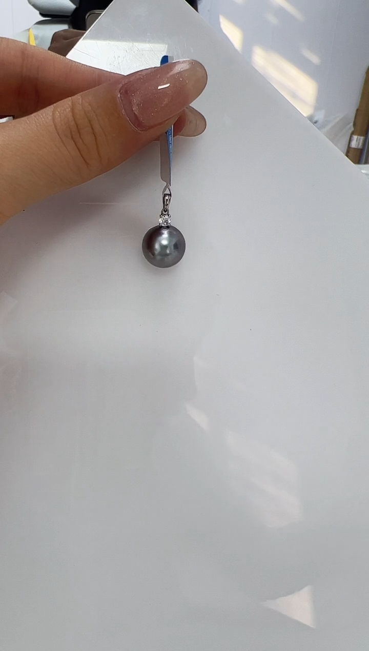 【闪购商品】海水珍珠DA18K金镶嵌吊坠 12 H270