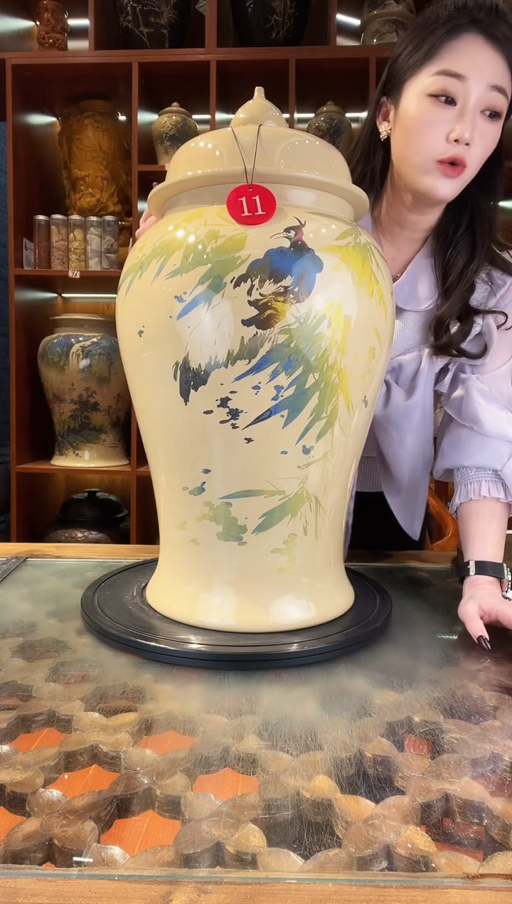 【闪购商品】缸李旭泽作品大号将军缸@11