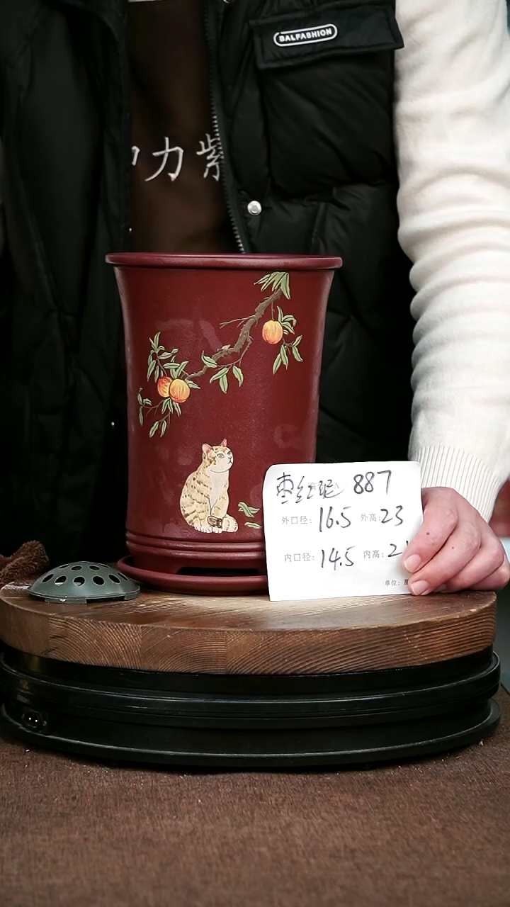 紫砂花盆花卉园艺887+Z