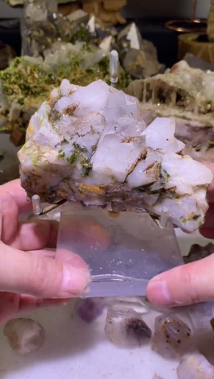 未镶嵌珠宝半成品水晶49号320g四川美姑超七花园水晶