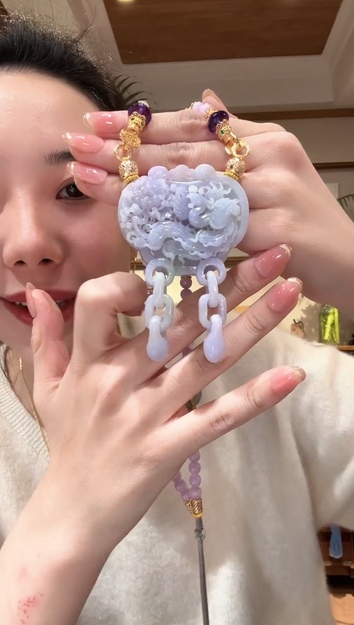 【闪购商品】翡翠颈饰未镶嵌国风