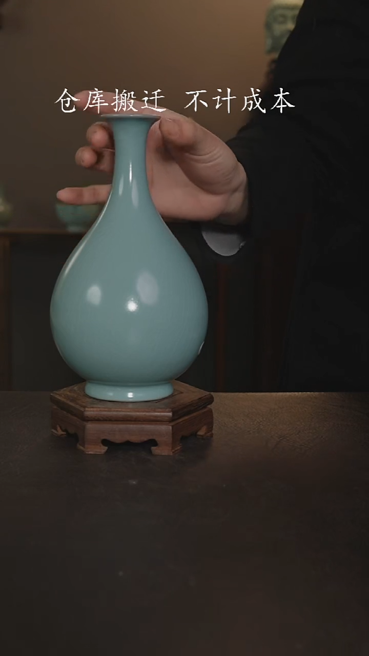 摆件瓷仿古手工玉壶春