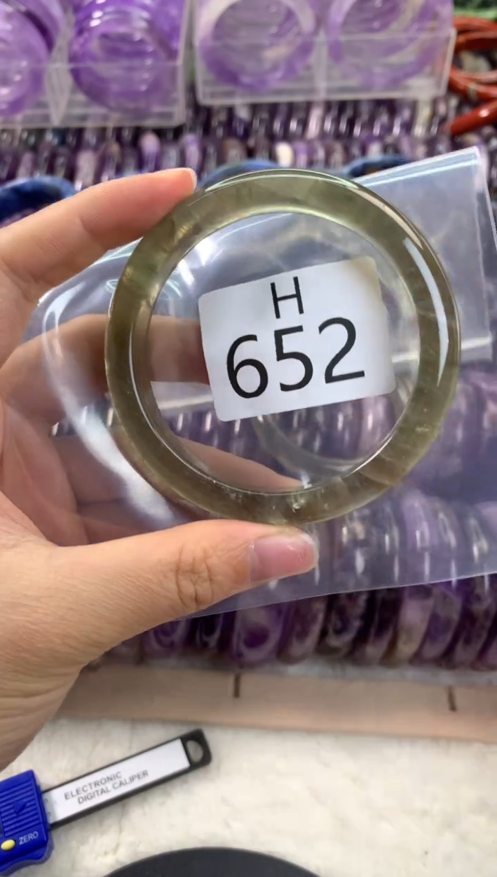 【闪购商品】水晶水晶手镯H未镶嵌652-55