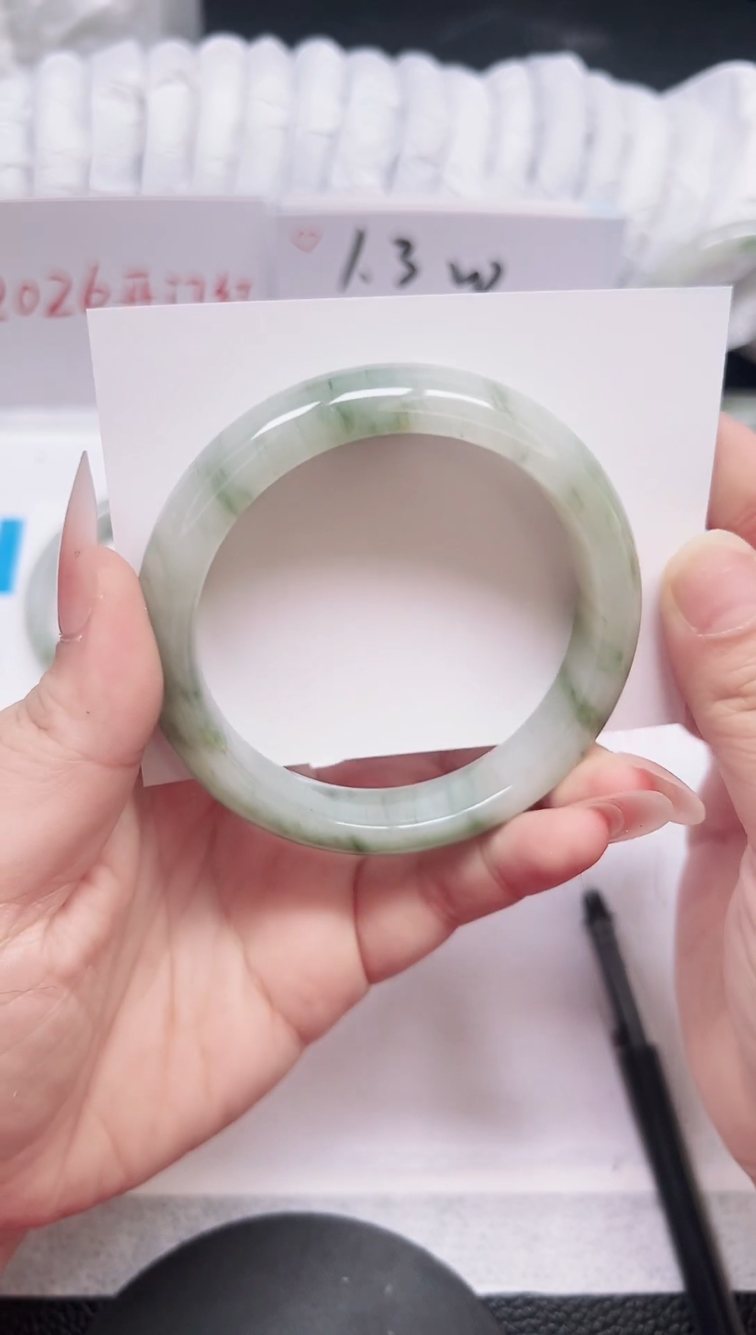 未镶嵌手镯石英质玉194-58.1