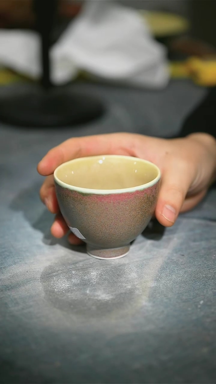 【闪购商品】碗浪鬼釉绘柴烧浪鬼釉绘柴烧杯