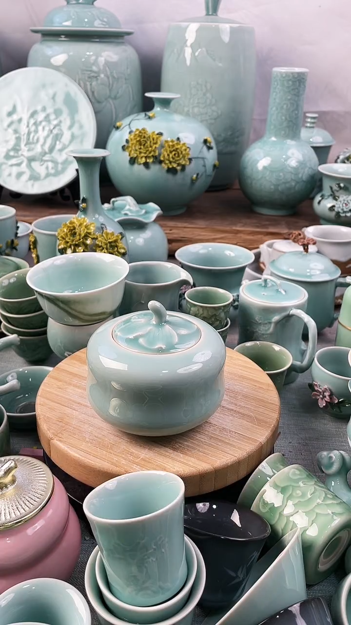 【闪购商品】特价 微瑕 慧仙青瓷