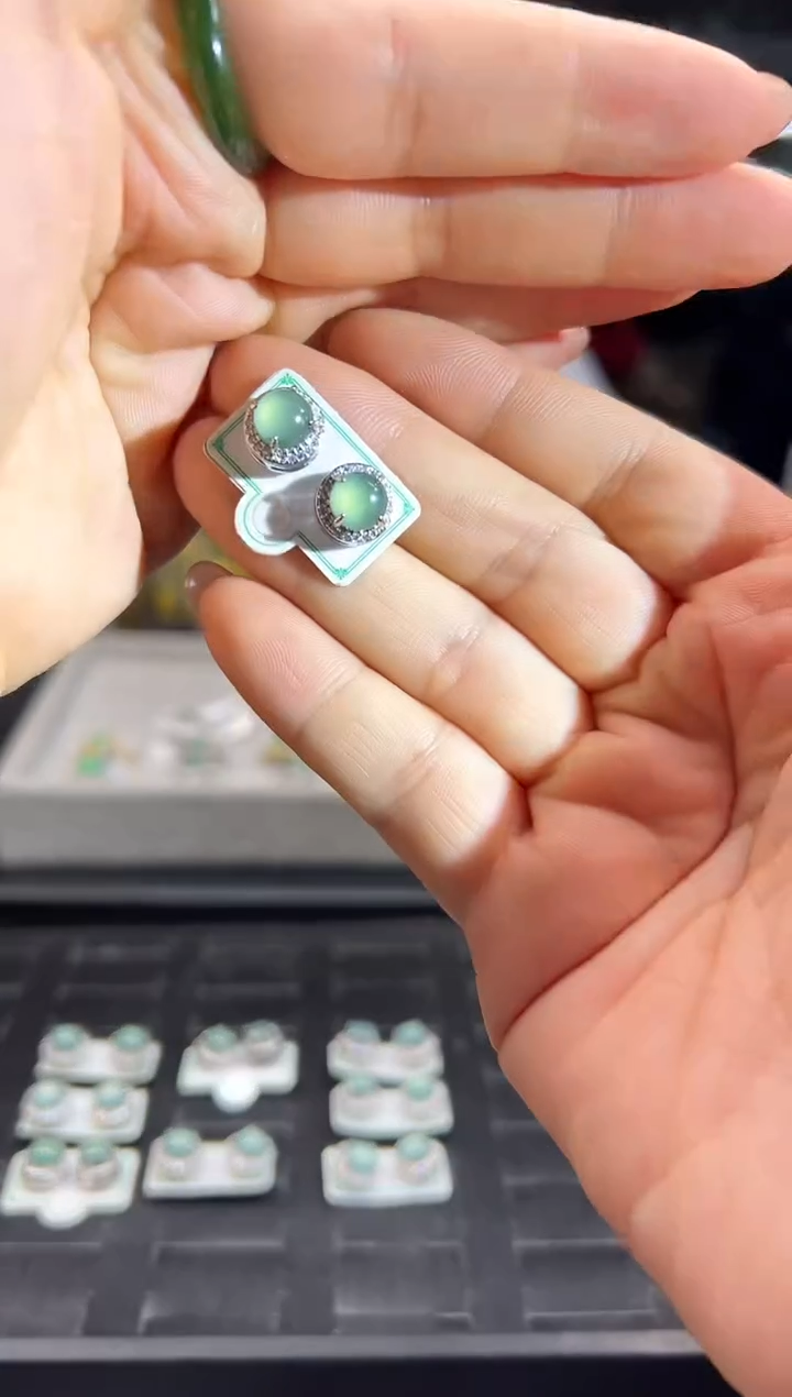 翡翠合金耳饰53105/多样性/发一件