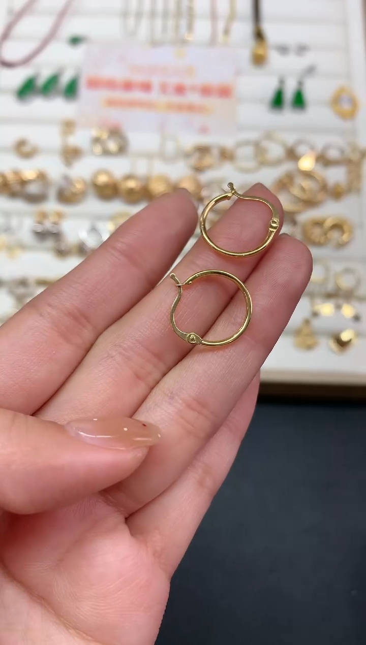 【闪购商品】18K金耳饰耳包A134|538