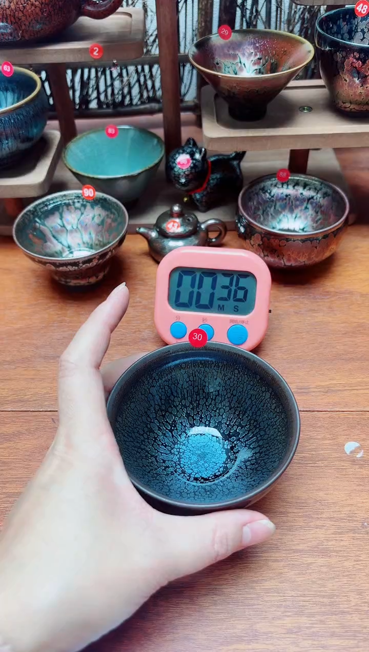 茶盏瑞*30号建盏工匠茶器