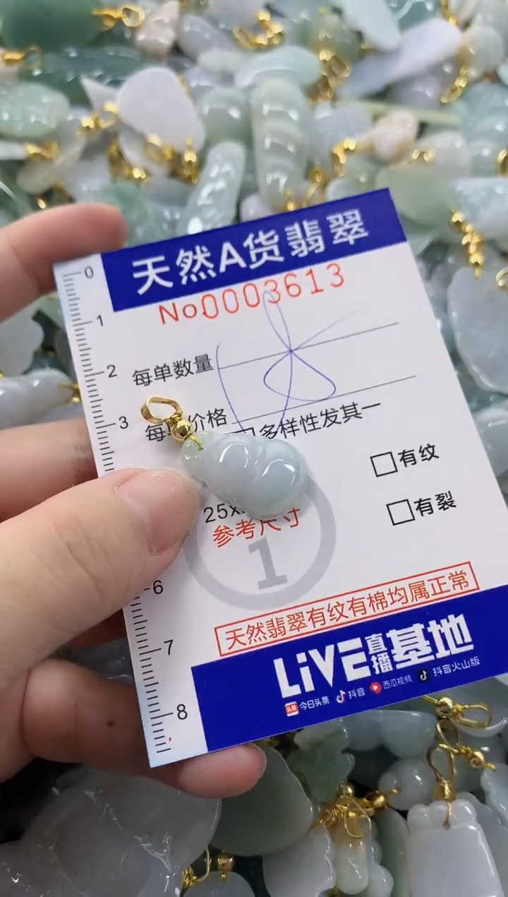 颈饰未镶嵌翡翠天然A货翡翠