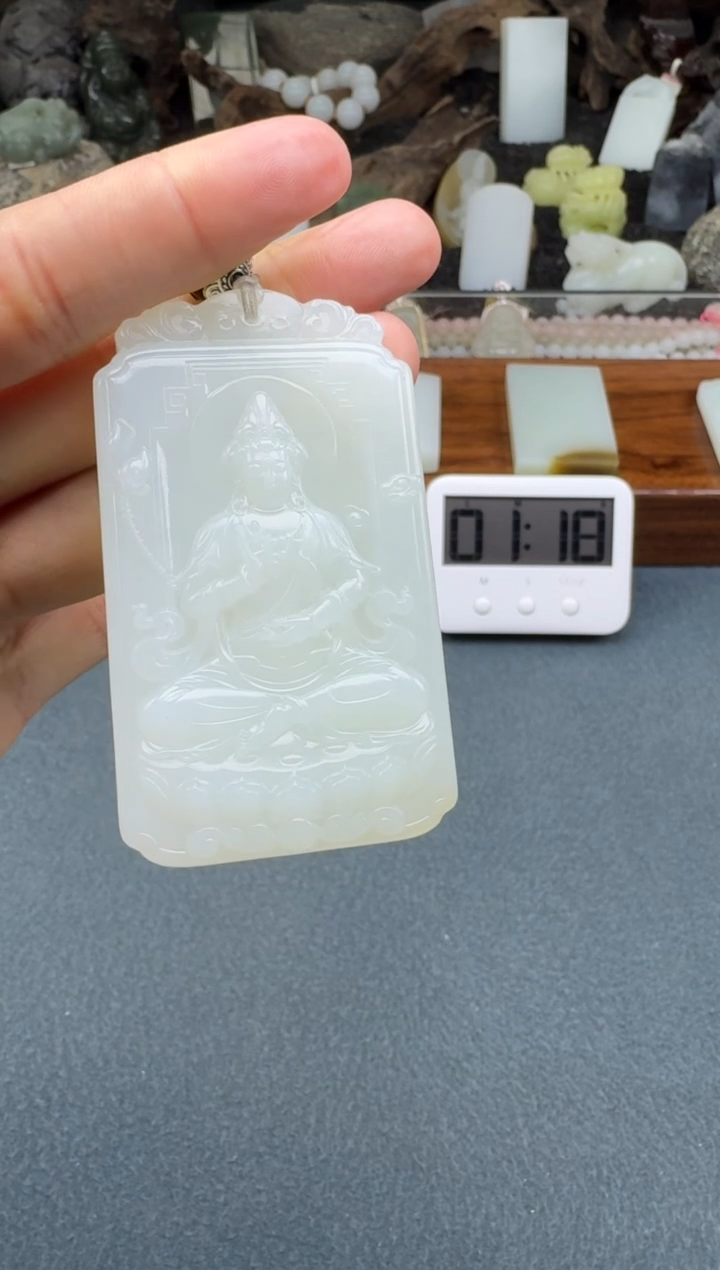 【闪购商品】和田玉颈饰未镶嵌开心