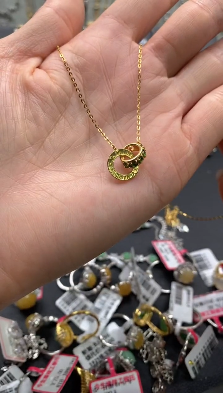 【闪购商品】翡翠戒指银S925镶嵌11111--1